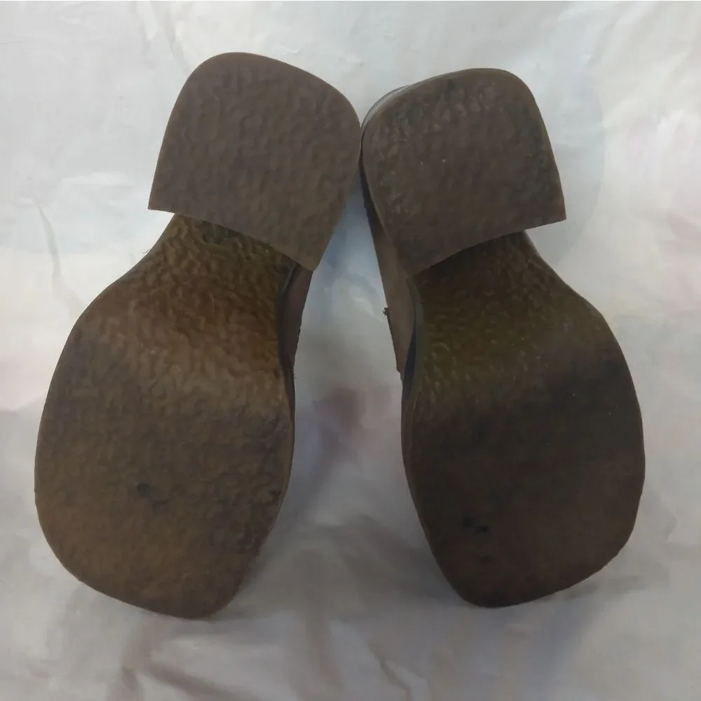 Vintage Bakers Shoes Chunky Block Heel Size 8 US